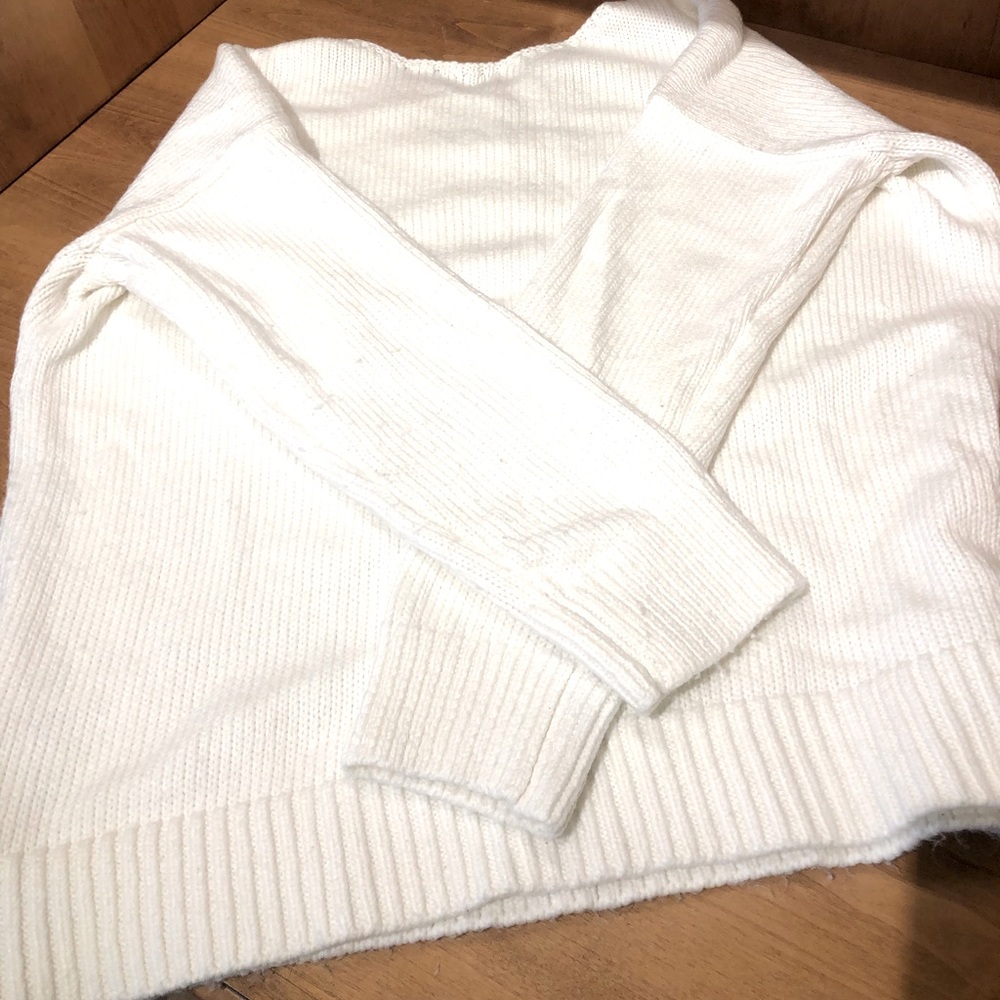 Loft white sweater